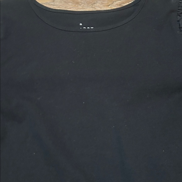 a new day Black Puff Sleeve Blouse - Picture 3 of 7